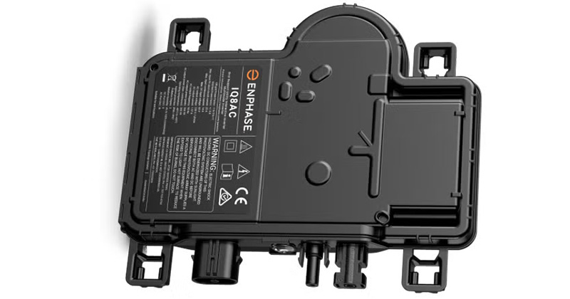 Enphase IQ8AC microinverter close-up